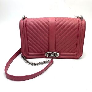 REBECCA MINKOFF Chevron Quilted Love Crossbody Bag